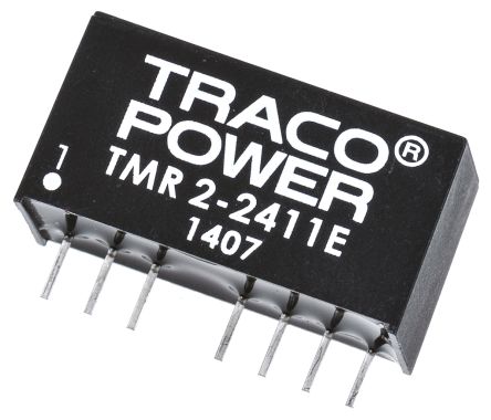 TRACOPOWER Convertidor Dc-dc 2W, Salida 5V Dc, 400mA, ±1%