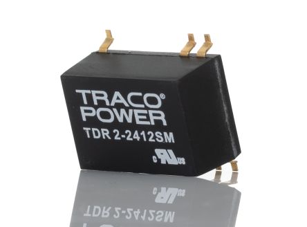 TRACOPOWER TDR 2SM DC/DC-Wandler 2W 24 V Dc IN, 12V Dc OUT / 167mA 1.5kV Dc Isoliert