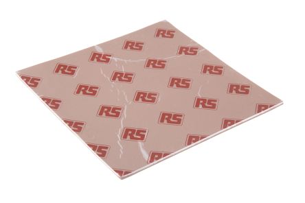 RS PRO Wärmeleitmaterial, 2.2W/m·K Selbstklebend, Stärke 2.5mm, 150 X 150mm