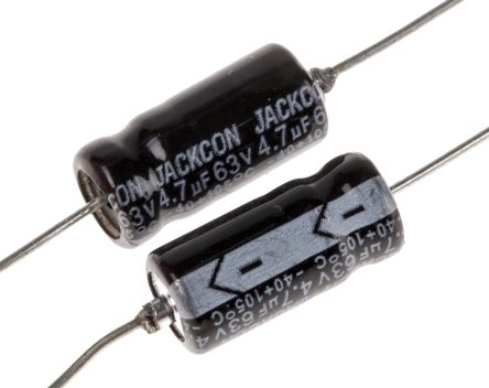 RS PRO, THT Aluminium-Elektrolyt Kondensator 4.7μF ±20% / 63V Dc, Ø 6mm X 13mm X 13mm, Bis 105°C