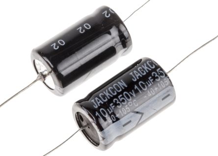 RS PRO, THT Aluminium-Elektrolyt Kondensator 10μF ±20% / 350V Dc, Ø 13mm X 22mm X 22mm, Bis 105°C
