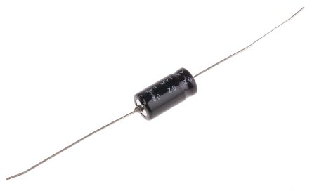 RS PRO 220μF Aluminium Electrolytic Capacitor 16V Dc, Axial, Through Hole
