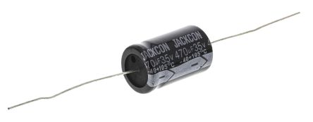 RS PRO, THT Aluminium-Elektrolyt Kondensator 470μF ±20% / 35V Dc, Ø 13mm X 22mm X 22mm, Bis 105°C