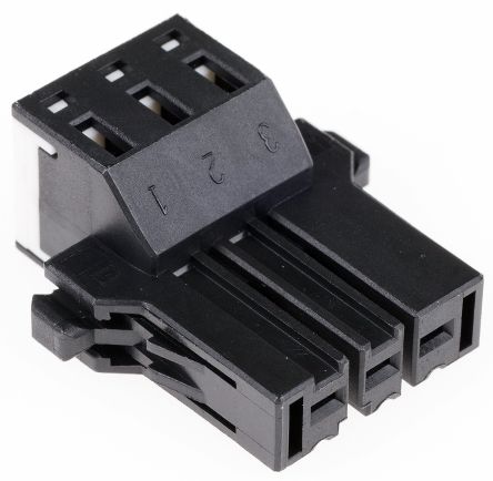 JST, J300 Female Connector Housing, 5.08mm Pitch, 3 Way, 1 Row