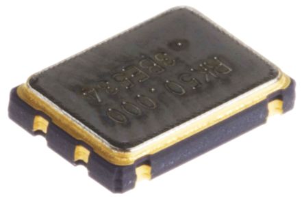 RALTRON Oszillator,Takt, 50MHz, ±50ppm, CMOS, TTL, SMD, 4-Pin, Oberflächenmontage, 7 X 5 X 1.8mm