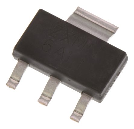 DiodesZetex N-Channel MOSFET, 4.4 A, 60 V, 3-Pin SOT-223 Diodes Inc ZXMN6A11GTA