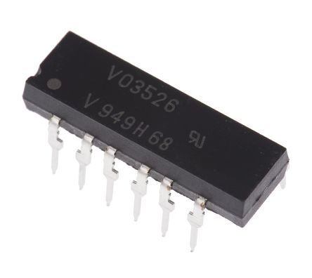 Vishay 1 A rms Solid State Relay, PCB Mount Triac, 600 V Maximum Load Vishay 1 A rms Solid State Relay, PCB Mount Triac, 600 V Maximum Load