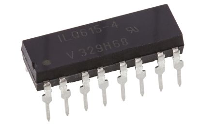 Vishay Optocoupleur Traversant 4 Voies, Sortie Transistor 160 %