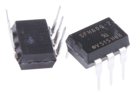 Vishay THT Optokoppler DC-In / Transistor-Out, 6-Pin PDIP, Isolation 5300 V Ac