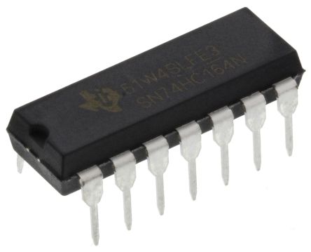 Texas Instruments Schieberegister 8-Bit Schieberegister HC Seriell - Parallel THT 14-Pin PDIP 1