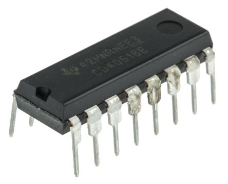 Texas Instruments Multiplexer, 16-Pin, PDIP, 12, 15, 18, 5, 9 V- Einzeln, ±3V- Bipolar