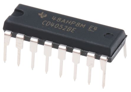 Texas Instruments Multiplexer, 16-Pin, PDIP, 12, 15, 18, 5, 9 V- Einzeln, ±3V- Bipolar