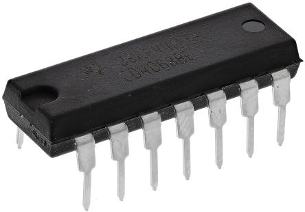 Texas Instruments Logikgatter, 1-Elem., AND/NAND, 4000, 4.2mA, 14-Pin, PDIP, 8
