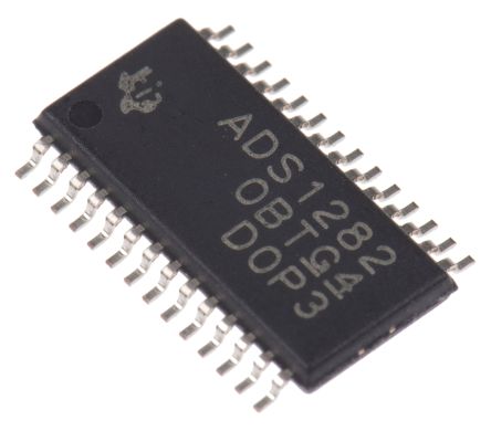 Texas Instruments 31-Bit ADC ADS1282IPW Dual, 4ksps TSSOP, 28-Pin