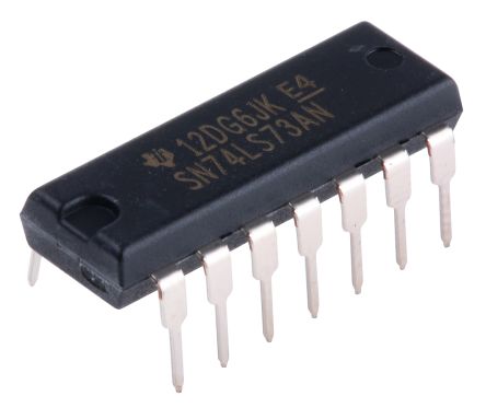 Texas Instruments IC Flip-Flop, JK Type, LS, Differential, Single Ended, Negative Edge, PDIP, 14-Pin
