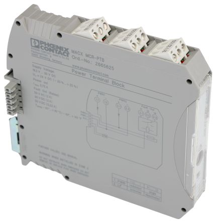 Phoenix Contact 1 Channel Galvanic Barrier, Power & Error Message Module, Voltage Input, Relay Output, ATEX