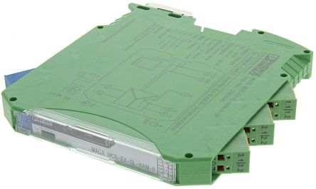 Phoenix Contact Trennbarriere 1-kanalig NAMUR-Sensor, Schalter Relais 19.2 → 30V Dc ATEX 10mA Max. 125 V Dc, 253