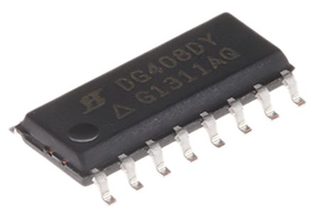 Vishay Multiplexer DG408DY-T1-E3, 16-Pin, SOIC