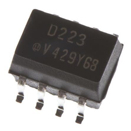 Vishay SMD Dual Optokoppler DC-In / Darlington-Out, 8-Pin SOIC, Isolation 4000 V Ac