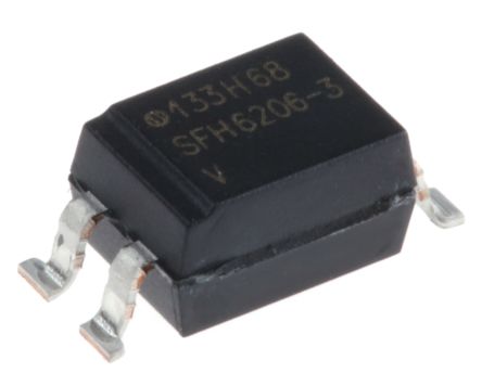 Vishay SMD Optokoppler AC-In / Transistor-Out, 4-Pin SMD, Isolation 5300 V Ac