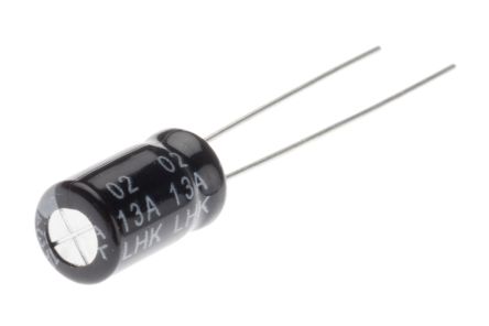RS PRO 330μF Aluminium Electrolytic Capacitor 6.3V Dc, Radial, Through Hole