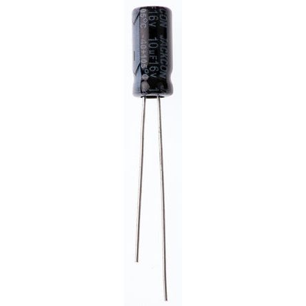 RS PRO 10μF Aluminium Electrolytic Capacitor 16V Dc, Radial, Through Hole
