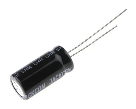 RS PRO 1500μF Aluminium Electrolytic Capacitor 16V Dc, Radial, Through Hole