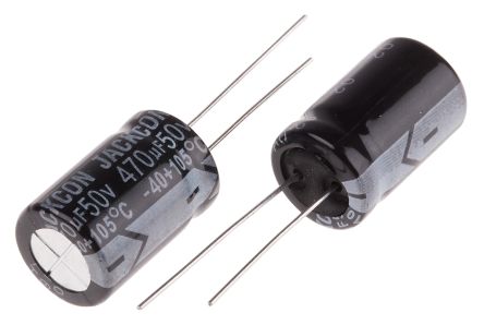 RS PRO Condensador Electrolítico, 470μF, ±20%, 50V Dc, Radial, Orificio Pasante, 13 (Dia.) X 21mm, Paso 5mm