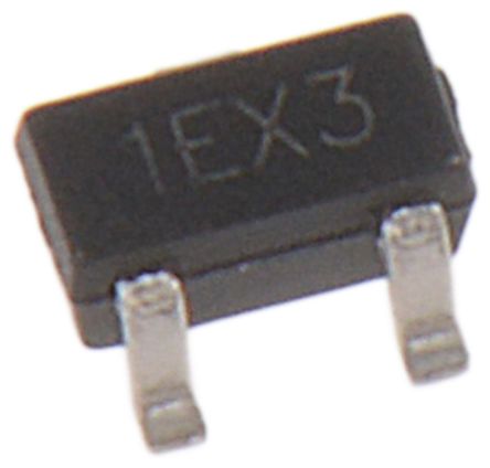 DiodesZetex BC847AT-7-F SMD, NPN Transistor 45 V / 100 MA, SOT-523 (SC-89) 3-Pin