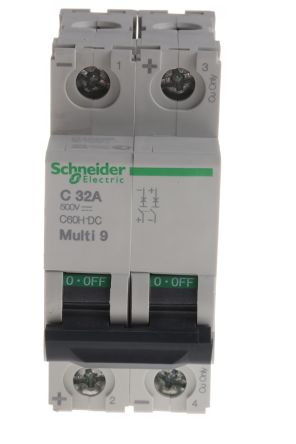 TONGOU 2P 32A AC Curve C MCB Miniature Circuit Breaker