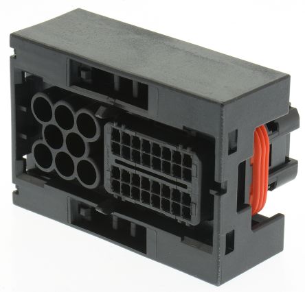 TE Connectivity Micro Quadlok System Automotive, Kfz-Steckverbinder, Stecker, 40-polig / 7-reihig