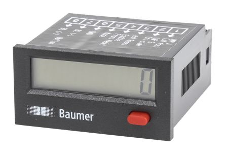 Baumer ISI30 Bidirektional Zähler LCD 8-stellig, Impulse, Max. 7kHz, -9999999 → 99999999