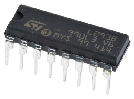 STMicroelectronics Motor Driver IC L293B, 1A, PDIP, 16-Pin, DC Bürstenmotor, Zweifach-Vollbrücke