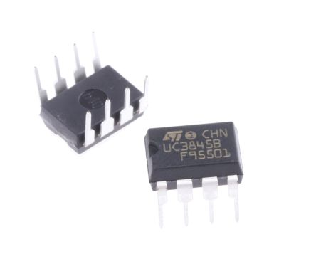 STMicroelectronics UC3845BN, PWM Controller, 500 KHz 8-Pin, PDIP