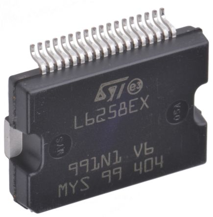 STMicroelectronics Motor Driver IC E-L6258EXTR, 1.5A, PowerSO, 36-Pin, Schrittmotor, Zweifach-Vollbrücke