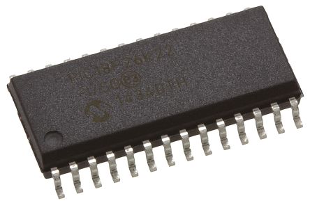 Microchip Microcontrôleur, 8bit, 1,024 Ko, 3,896 Ko RAM, 64 Ko, 64MHz, SOIC 28, Série PIC18F