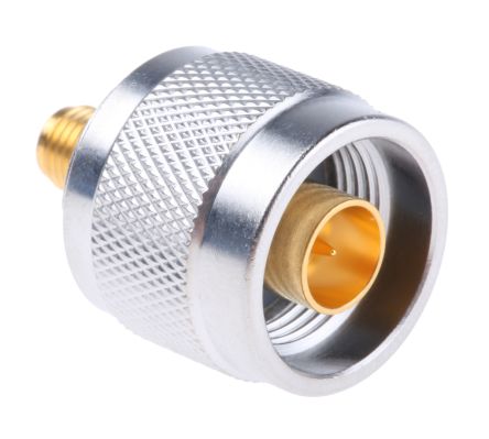 Huber+Suhner HF Adapter, N - SMA, 50Ω, Male - Weiblich, Gerade, 18GHz Normal