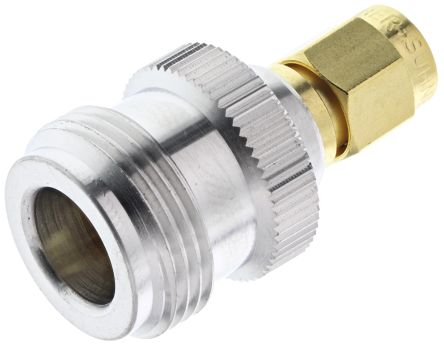 Huber+Suhner HF Adapter, SMA - N, 50Ω, Male - Weiblich, Gerade, 18GHz Normal