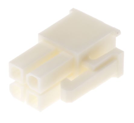 TE Connectivity, VAL-U-LOK Female Connector Housing, 4.2mm Pitch, 4 Way, 2 Row