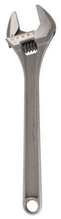 Bahco Schraubenschlüssel Rollgabelschlüssel, Metall Griff, Backenweite 44mm, / Länge 380 Mm