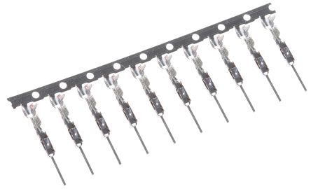 TE Connectivity Crimp-Anschlussklemme Für Micro Quadlock System-Steckverbindergehäuse, Stecker, 0.5mm² / 0.75mm², Zinn