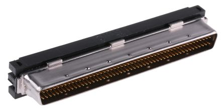 TE Connectivity SCSI-Steckverbinder 100-polig Stecker Gewinkelt, Kabelmontage, 1.27mm, Serie IDC