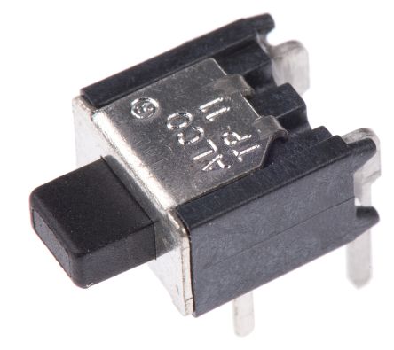 TE Connectivity Drucktaster Tastend PCB-Montage, EIN-AUS Schalter, 1-polig / 400 MA @ 20 V