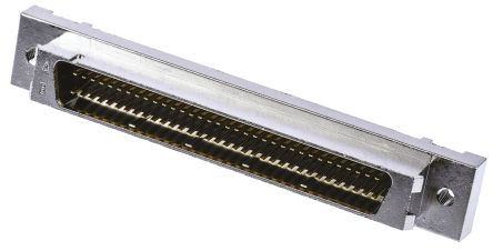 TE Connectivity Amplimite .050 III Sub-D Steckverbinder Stecker, 68-polig / Raster 2.54mm, Durchsteckmontage