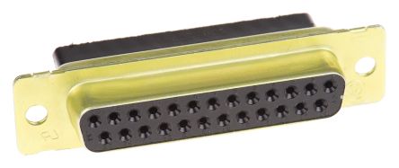 TE Connectivity Amplimite HDP-20 Sub-D Steckverbinder Buchse, 25-polig, Kabelmontage Crimp