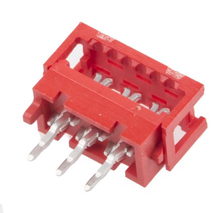 TE Connectivity Micro-MaTch IDC-Steckverbinder Stecker,, 6-polig / 2-reihig, Raster 1.27mm