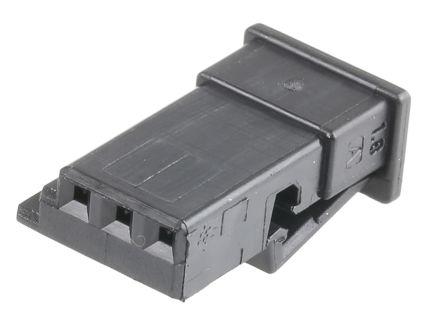 TE Connectivity Micro Quadlok System Automotive, Kfz-Steckverbinder,, Buchse, 3-polig, Schwarz / 1-reihig