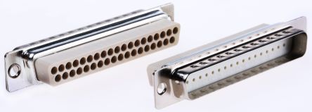 MH Connectors MHD Sub-D Steckverbinder Stecker, 37-polig / Raster 2.77mm, Kabelmontage Crimp