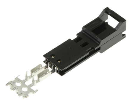 TE Connectivity AMPMODU MTE IDC-Steckverbinder Stecker, Gerade, 2-polig / 1-reihig, Raster 2.54mm
