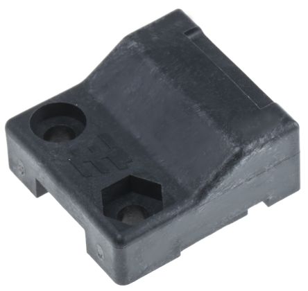 TE Connectivity Mini-Universal MATE-N-LOK De Nylon Negro, Montaje: Tornillo, Ø Cable Máx. 7.5mm, 20 X 19 X 13mm